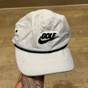 Nike Dri-Fit AeroBill Classic99 Golf Cap Men's White Cotton Rope Adjustable Hat